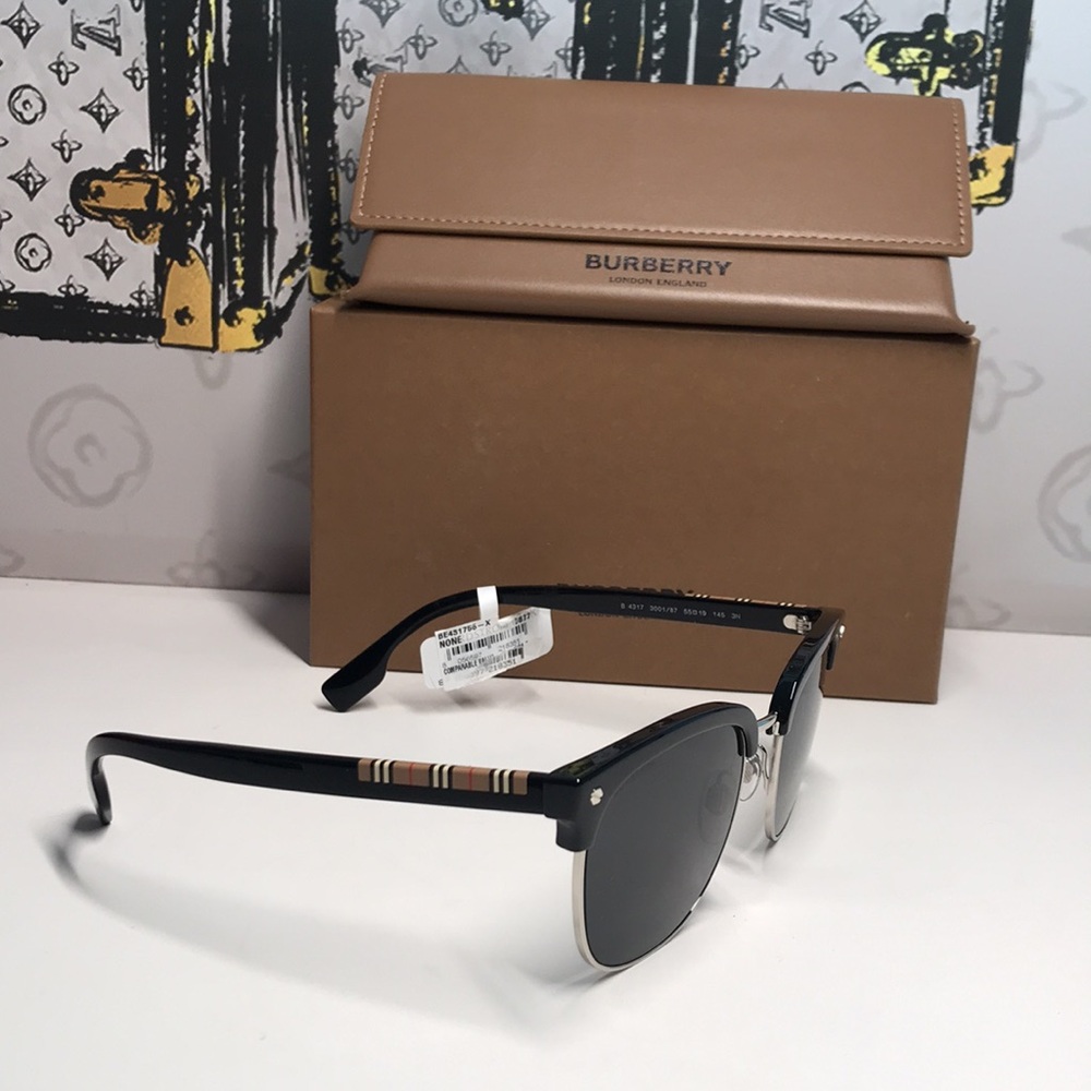 New Authentic Burberry BE4317 8351 Sunglasses - Picture 7 of 15